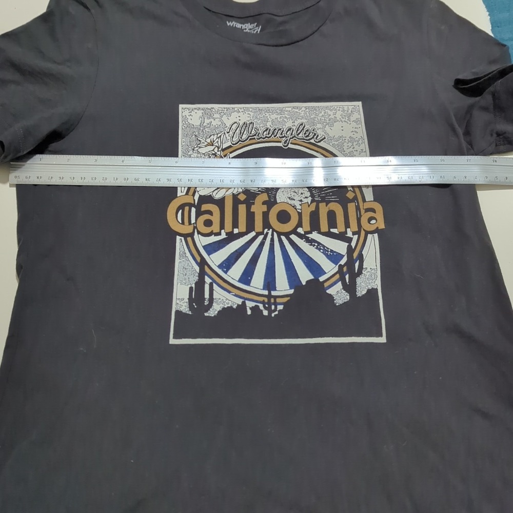 Wrangler Rooted Collection Women's California Graphic Tee Black Shirt Small - Picture 4 of 6